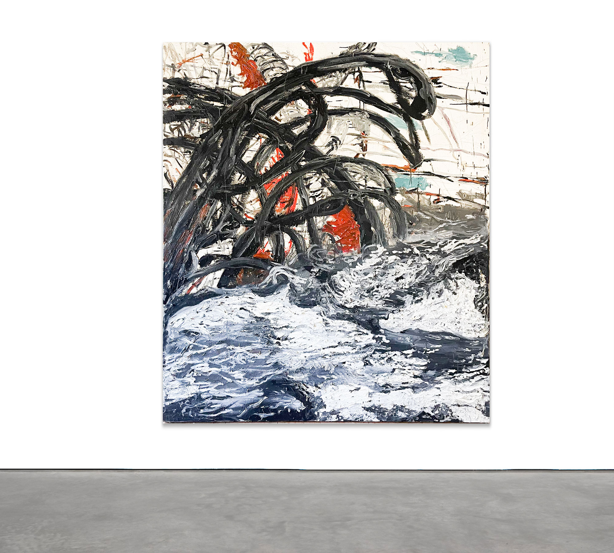 Flusswirbel, painting