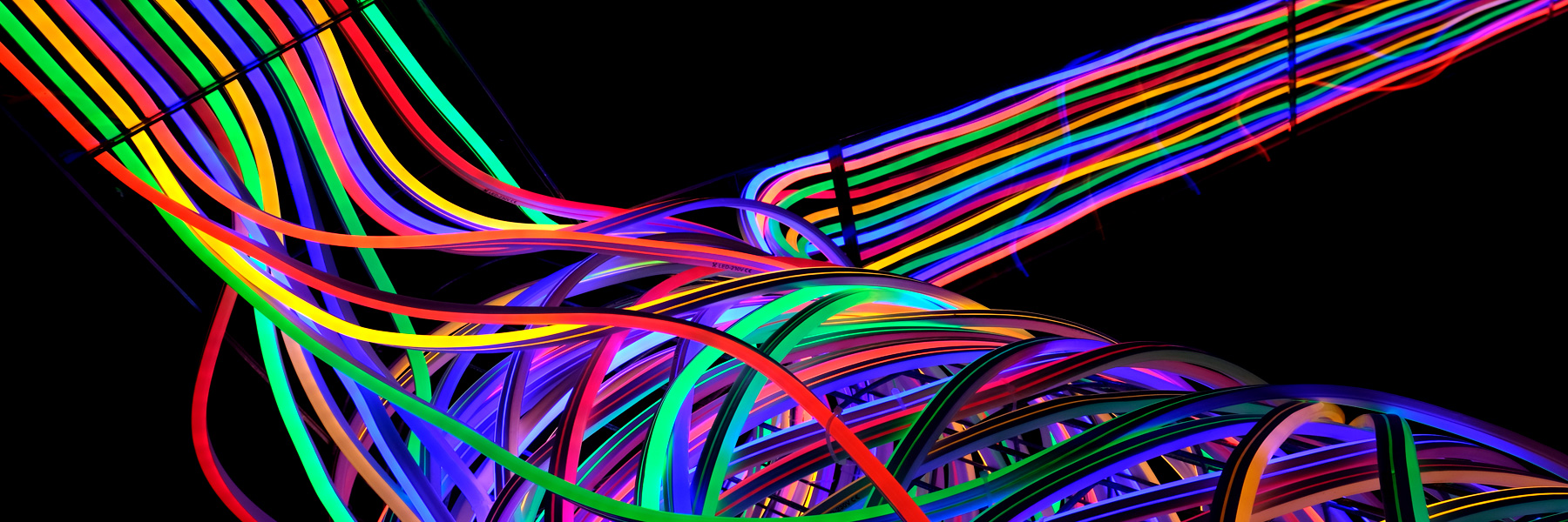 Data to Light light installation