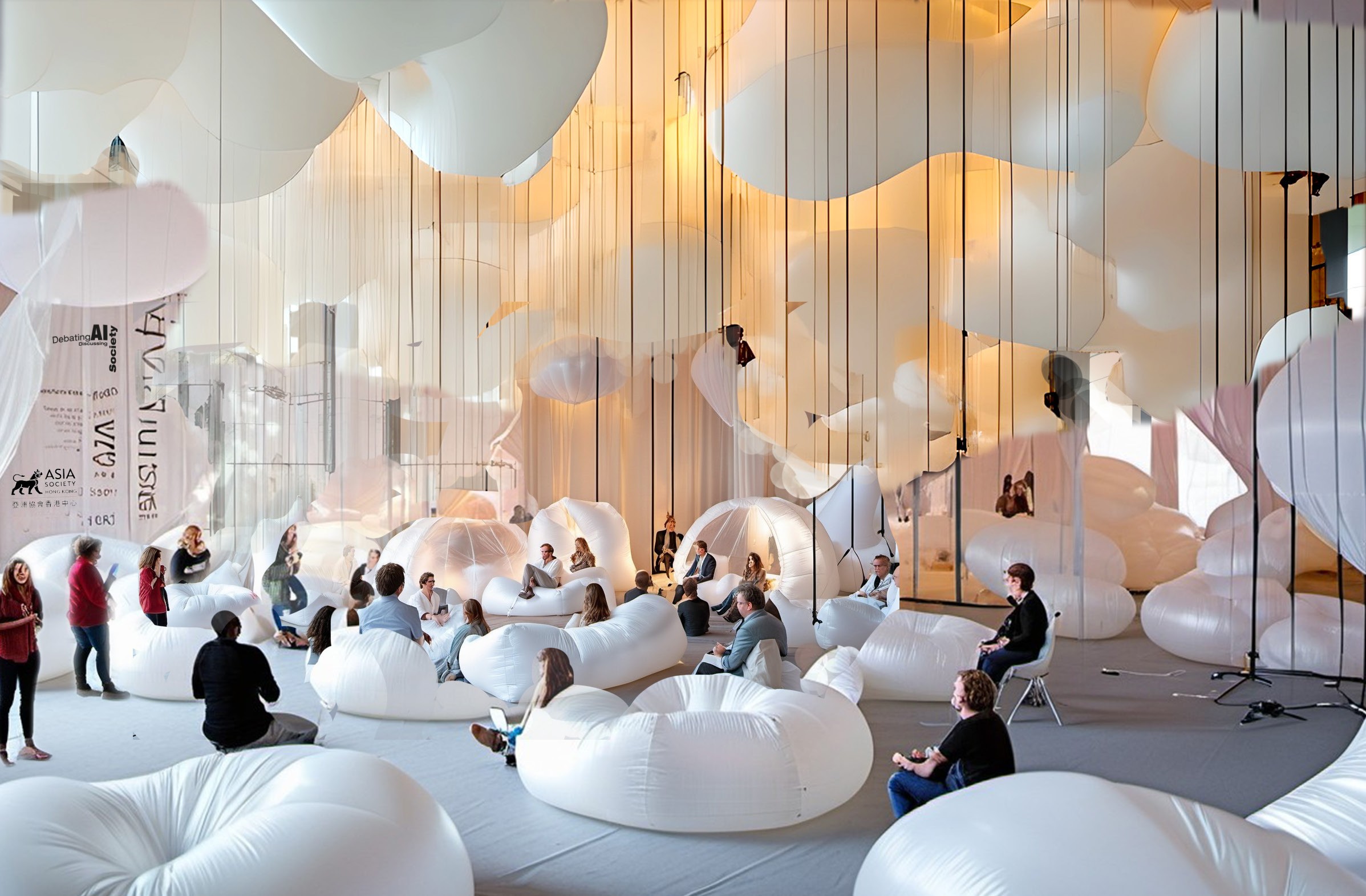 Visualization of conference room of the Asia Society Hong Kong