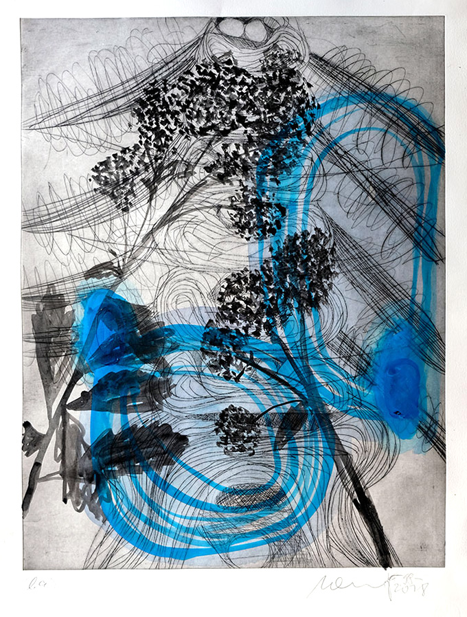Overpainted Etching