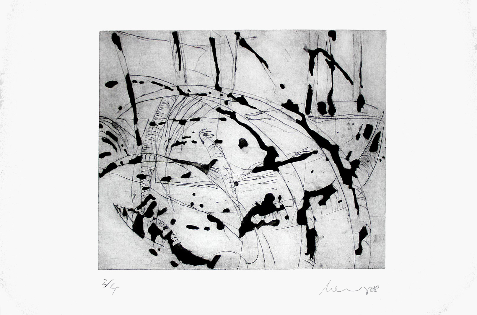 Etchings and Overpainted Etchings