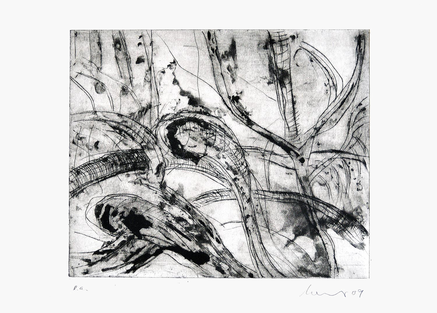 Etchings and Overpainted Etchings